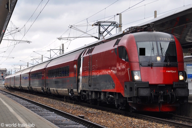 オーストリア国鉄の新幹線 Railjet