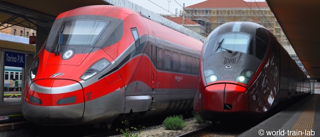 イタリア国鉄の新幹線 FRECCIAROSSAと私鉄新幹線 Italo