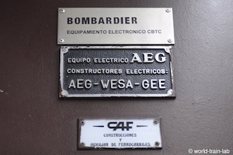 Bombardier, AEG, CAF ロゴ
